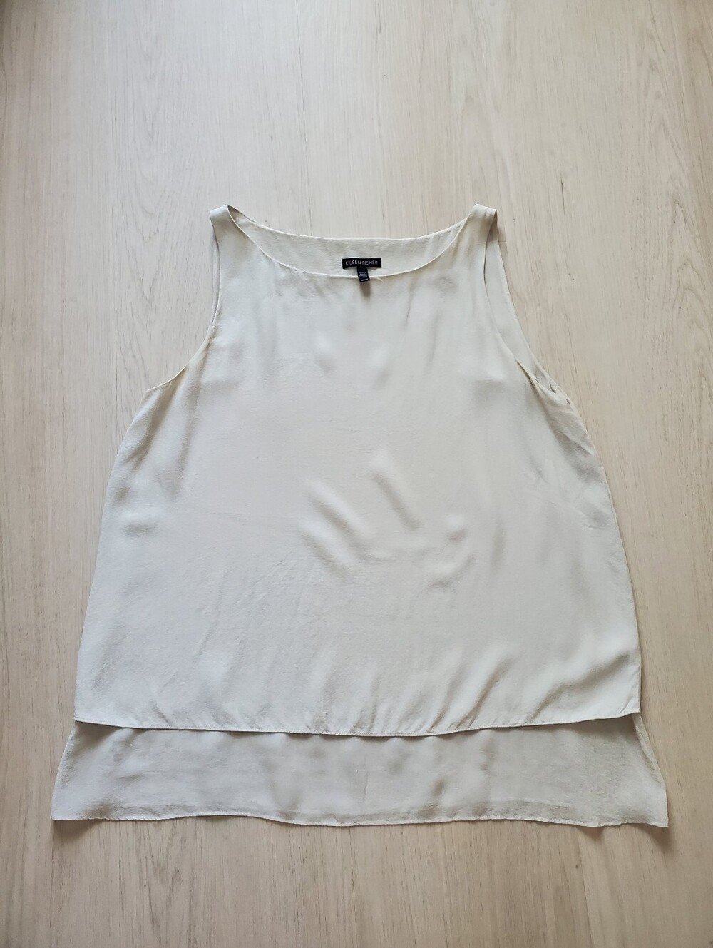 Eileen Fisher Sleeveless Layered Blouse